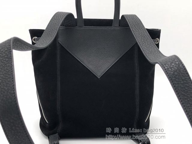chrome hearts包 克羅心手提包 克羅心寶劍磨砂蓋頭拼摔紋牛皮 雙肩背包  gjc2039